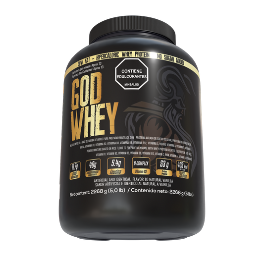 Proteína God Whey hipercalórica x 5 libras