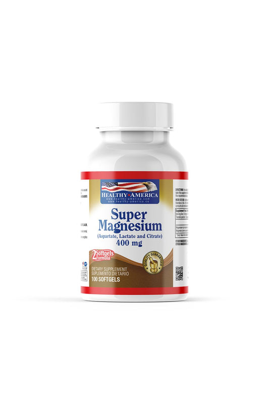 SUPER MAGNESIUM 400MG 100 CAPSULAS BLAND