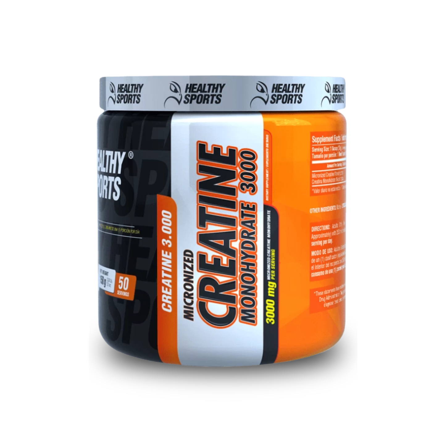 Creatine Monohydrate 3000 X 150 Grs – Healthy Sports