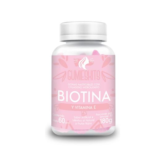 Gomitas Biotina + Vitamina E x 60 unid